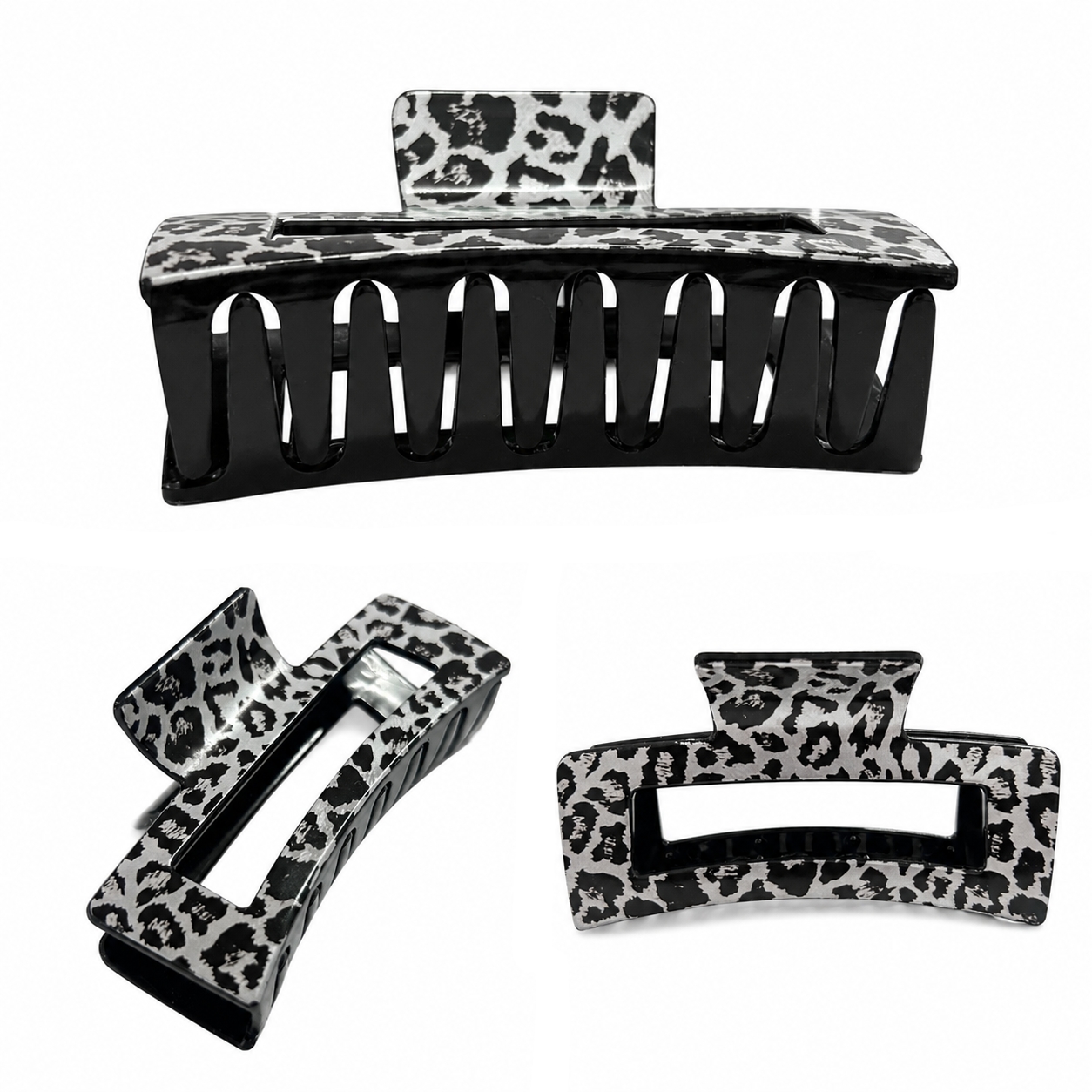 AJC-0291 LEOPARD HAIR CLAW 8.5CM