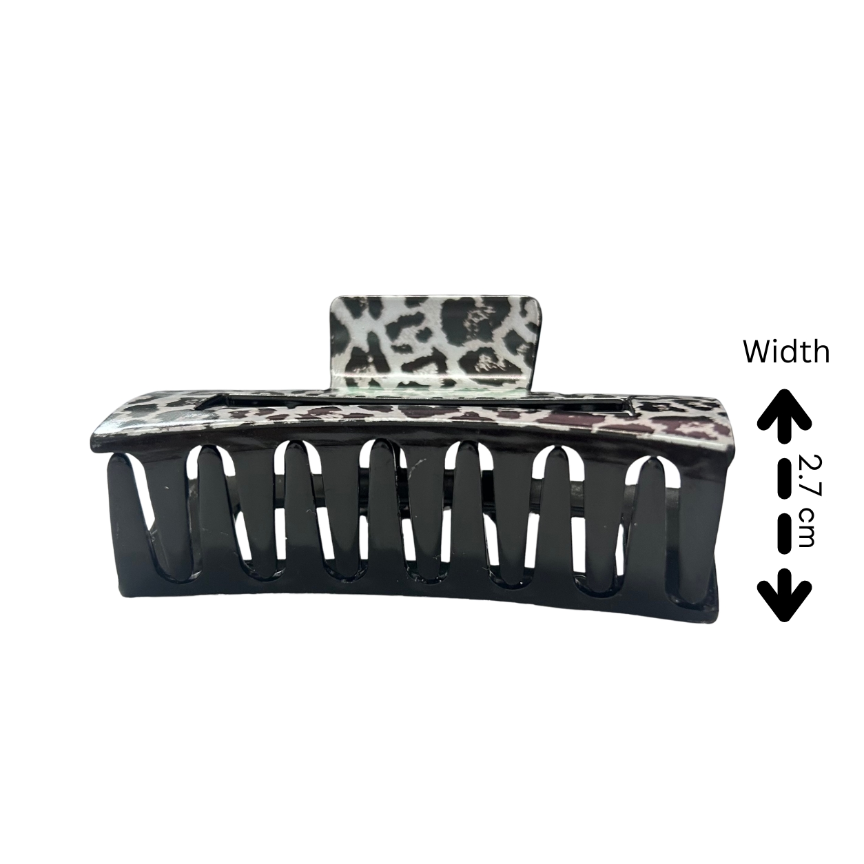 AJC-0291 LEOPARD HAIR CLAW 8.5CM