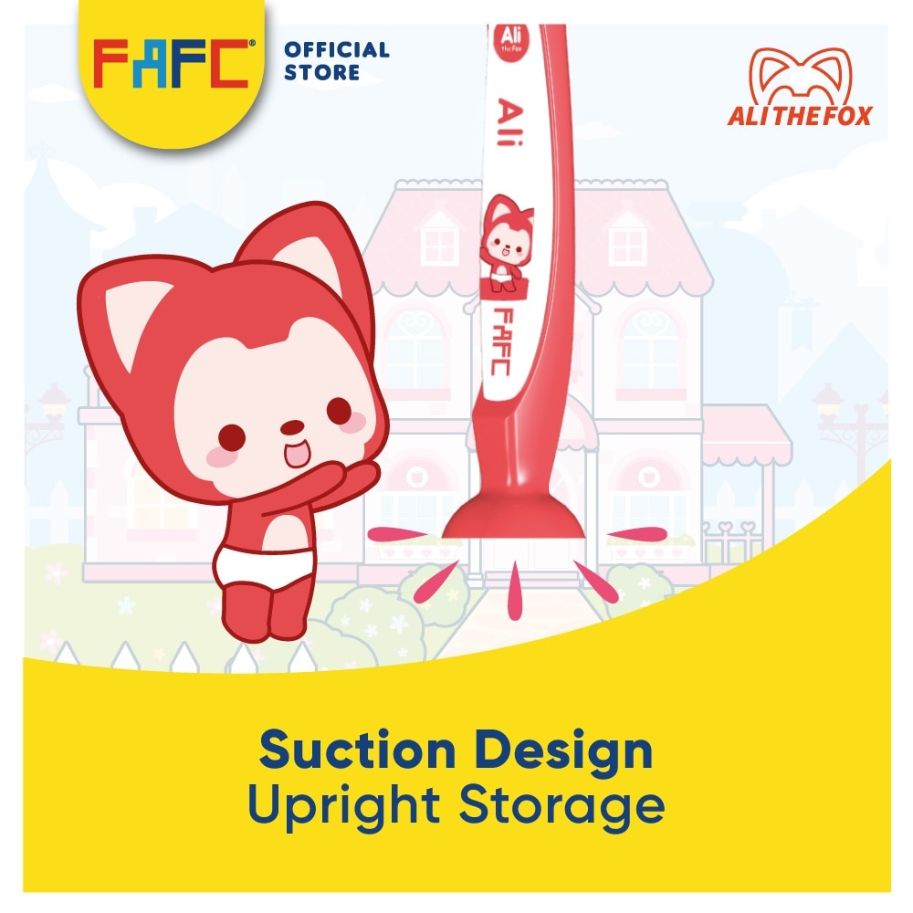 FAFC Ali The Fox Teenage/Adult Anti-Bacterial Charcoal Suction Toothbrush (1 Pc)