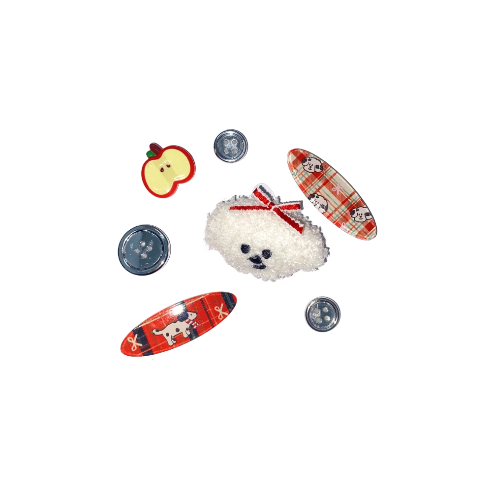 FUNGOOFUN Buttons Series - Apple Puppy