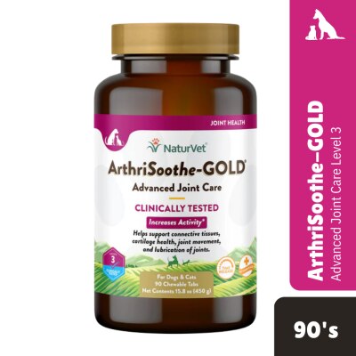 NATURVET - Arthrisoothe Gold Advanced Joint Care Chewable Tablets 90s