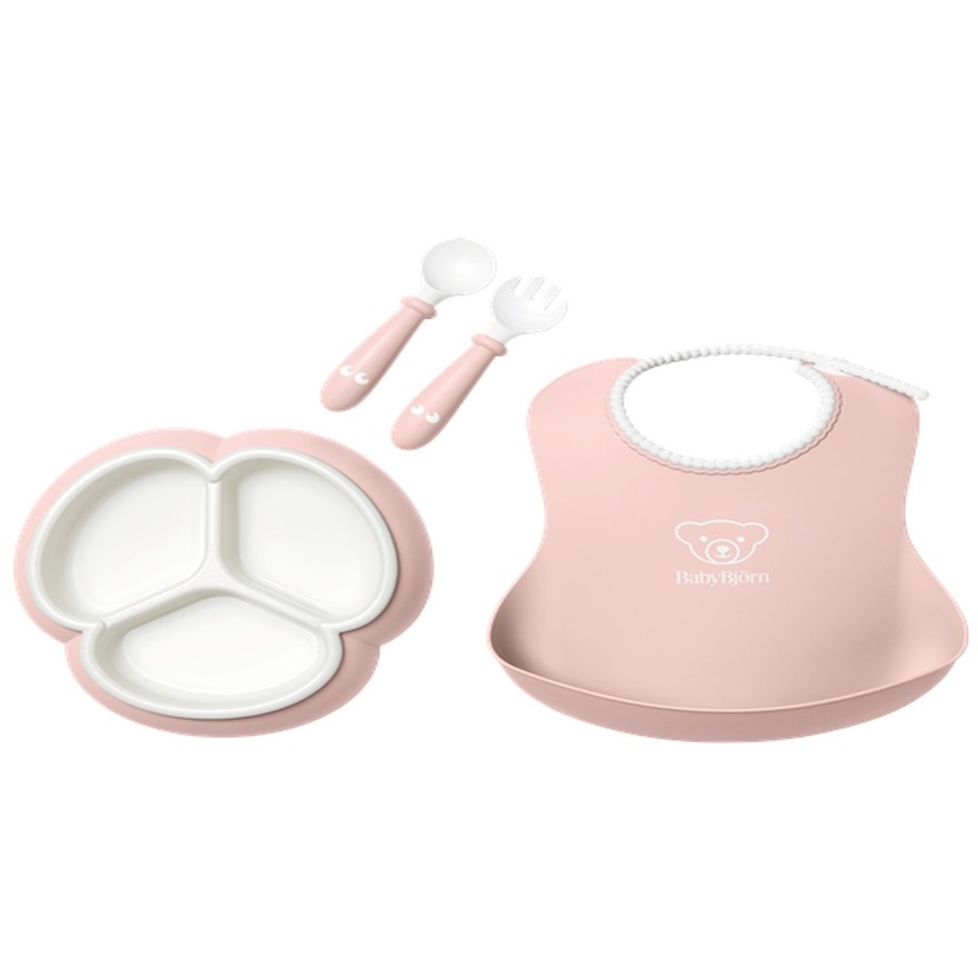 BabyBjorn Mealtime Set, 4pcs PINK image