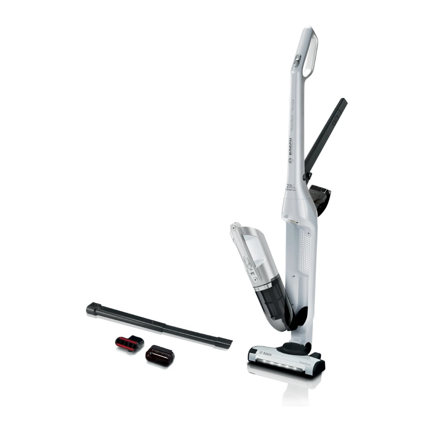 Bosch Series 4 Flexxo 23.0V 2in1 Handstick Vacuum, Polar White Metallic - BCH3P2301
