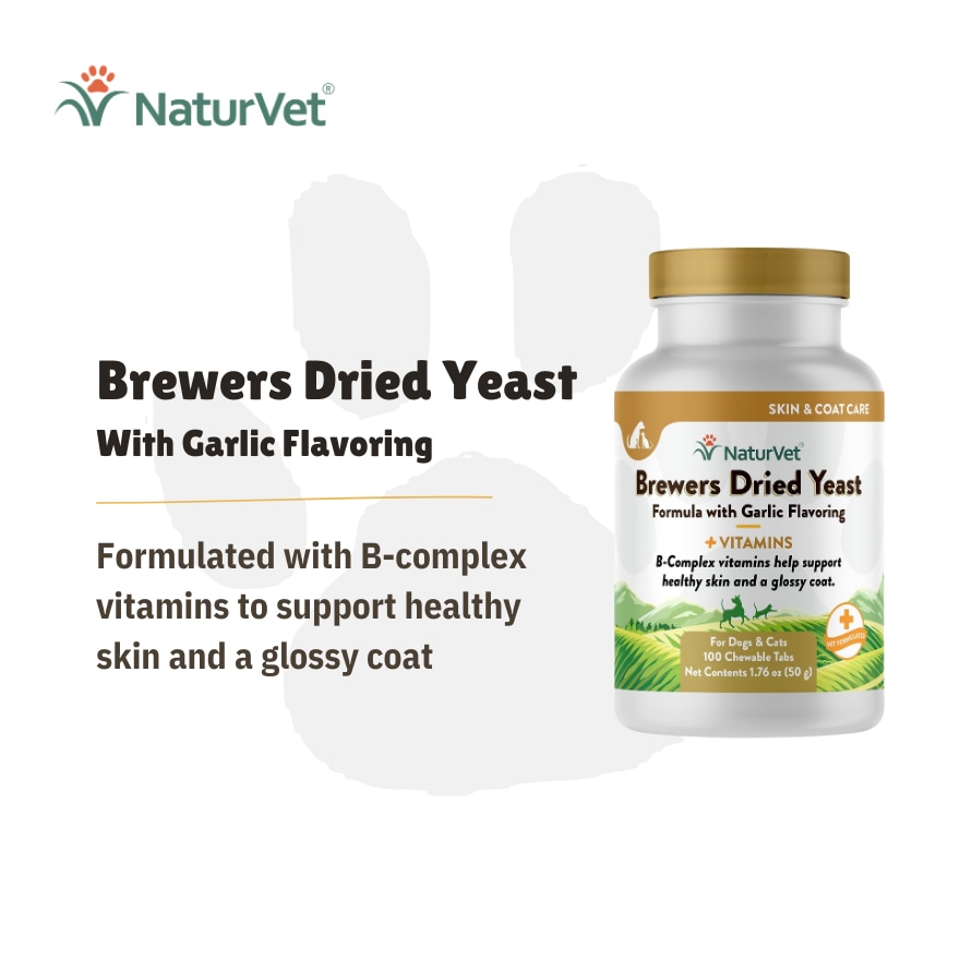 Brewers Dried Yeast With Garlic Chewable Tablets 100s