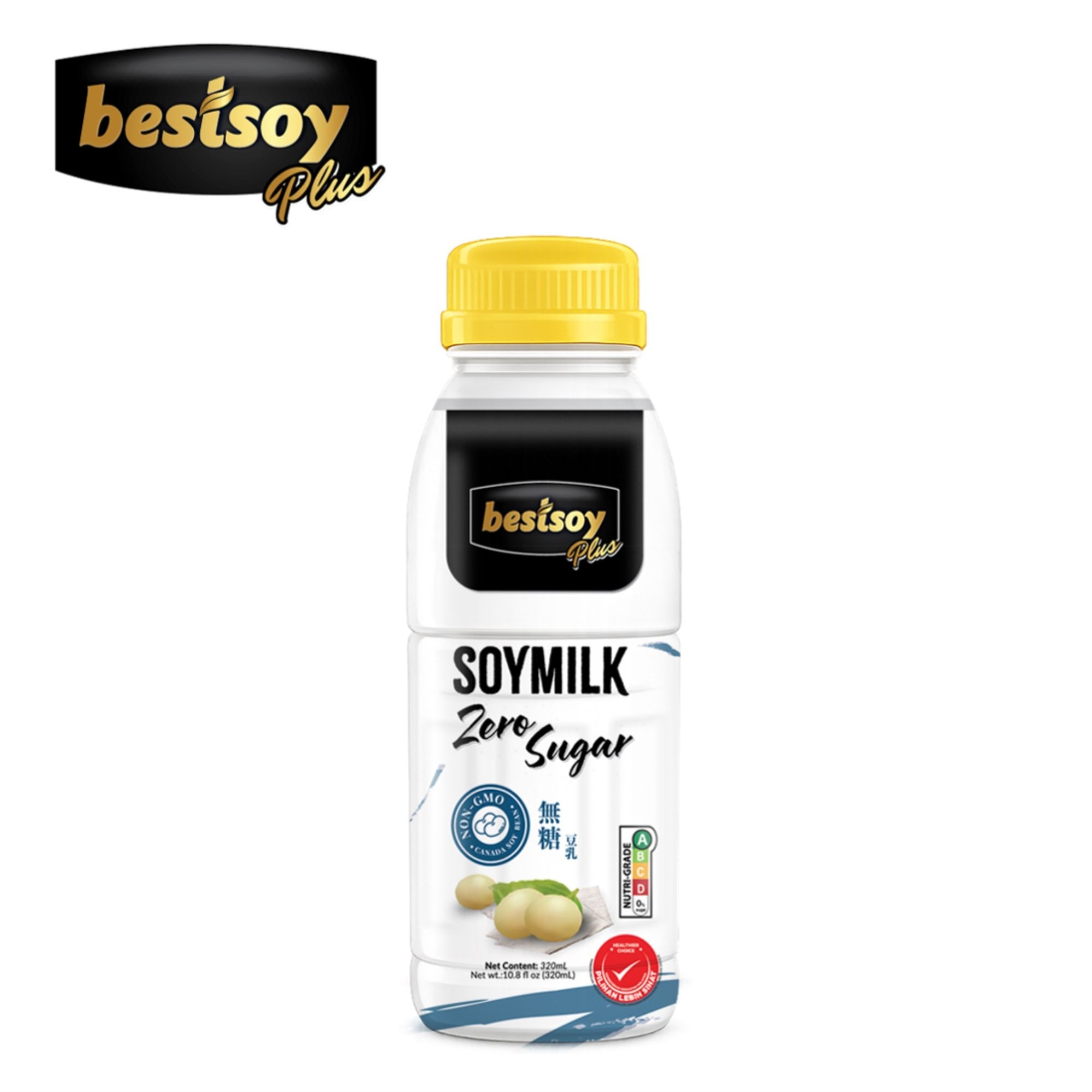 PLUS ZERO SUGAR SOYMILK 320ML image