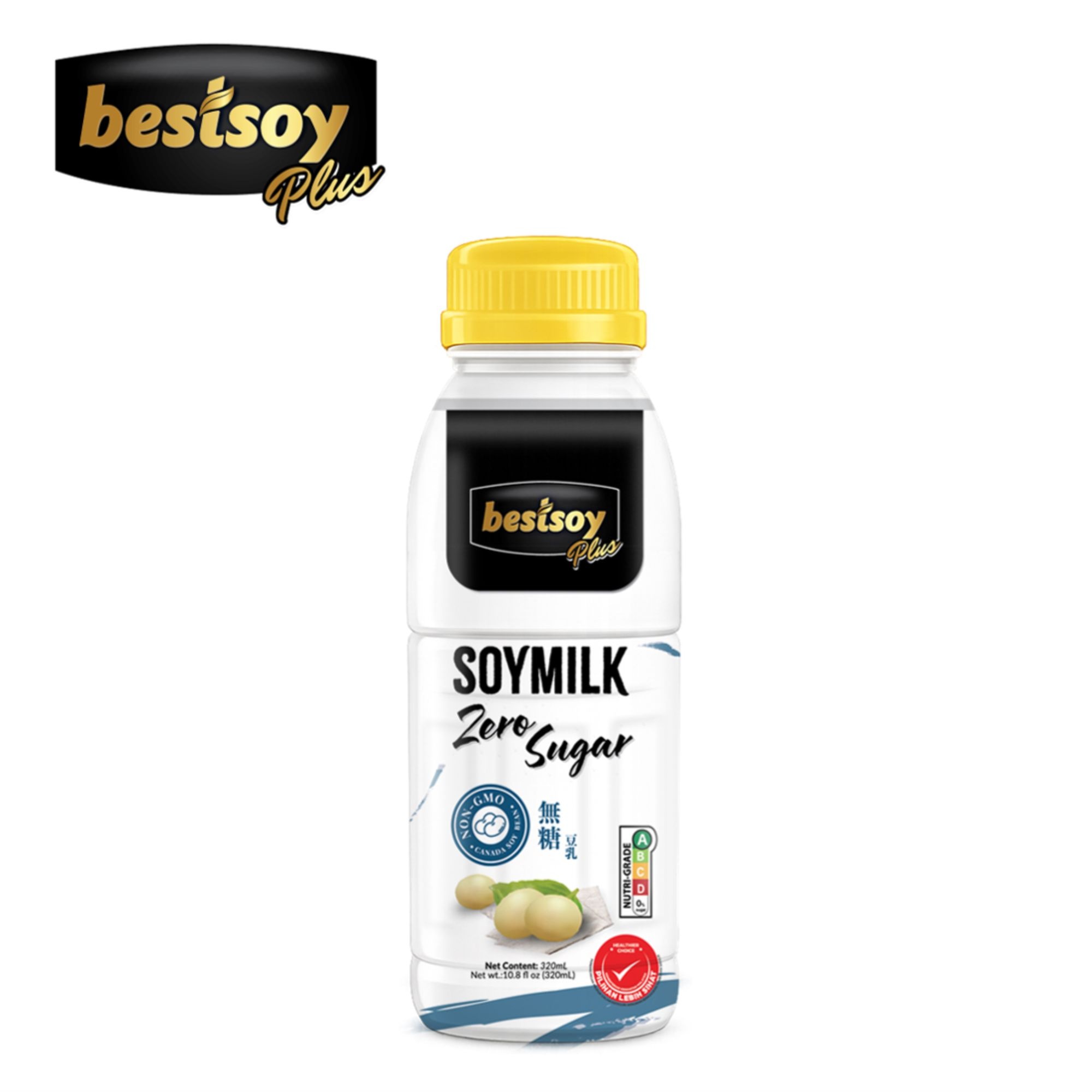 PLUS ZERO SUGAR SOYMILK 320ML image