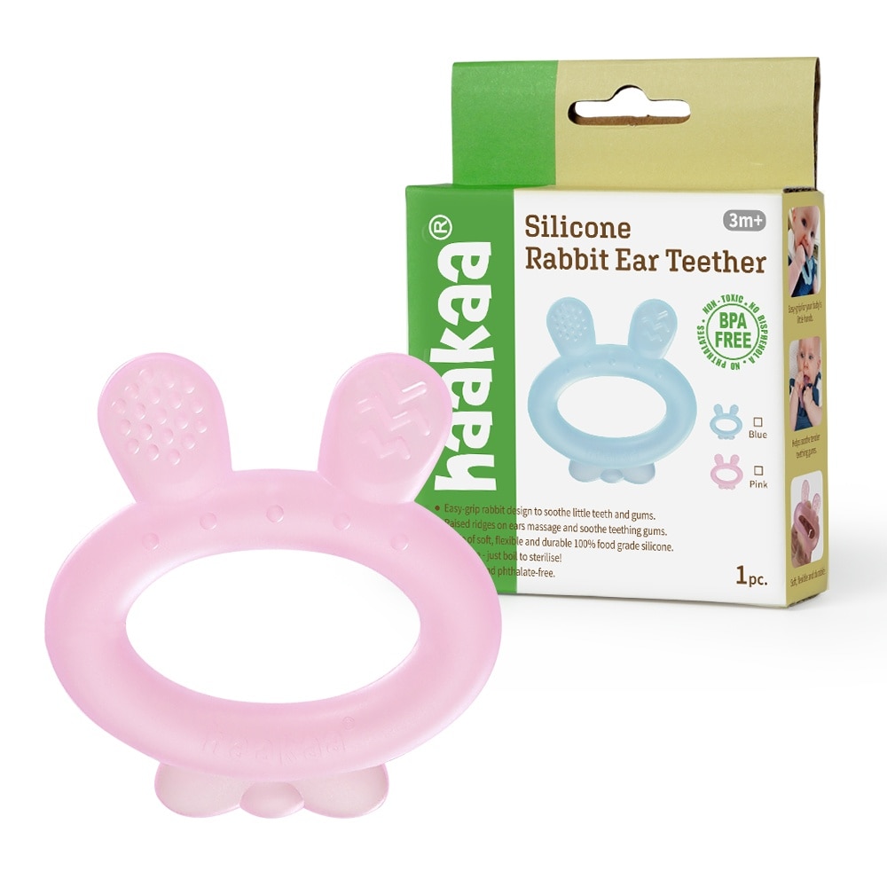 HAAKAA HaaKaa Silicone Rabbit Ear Teether