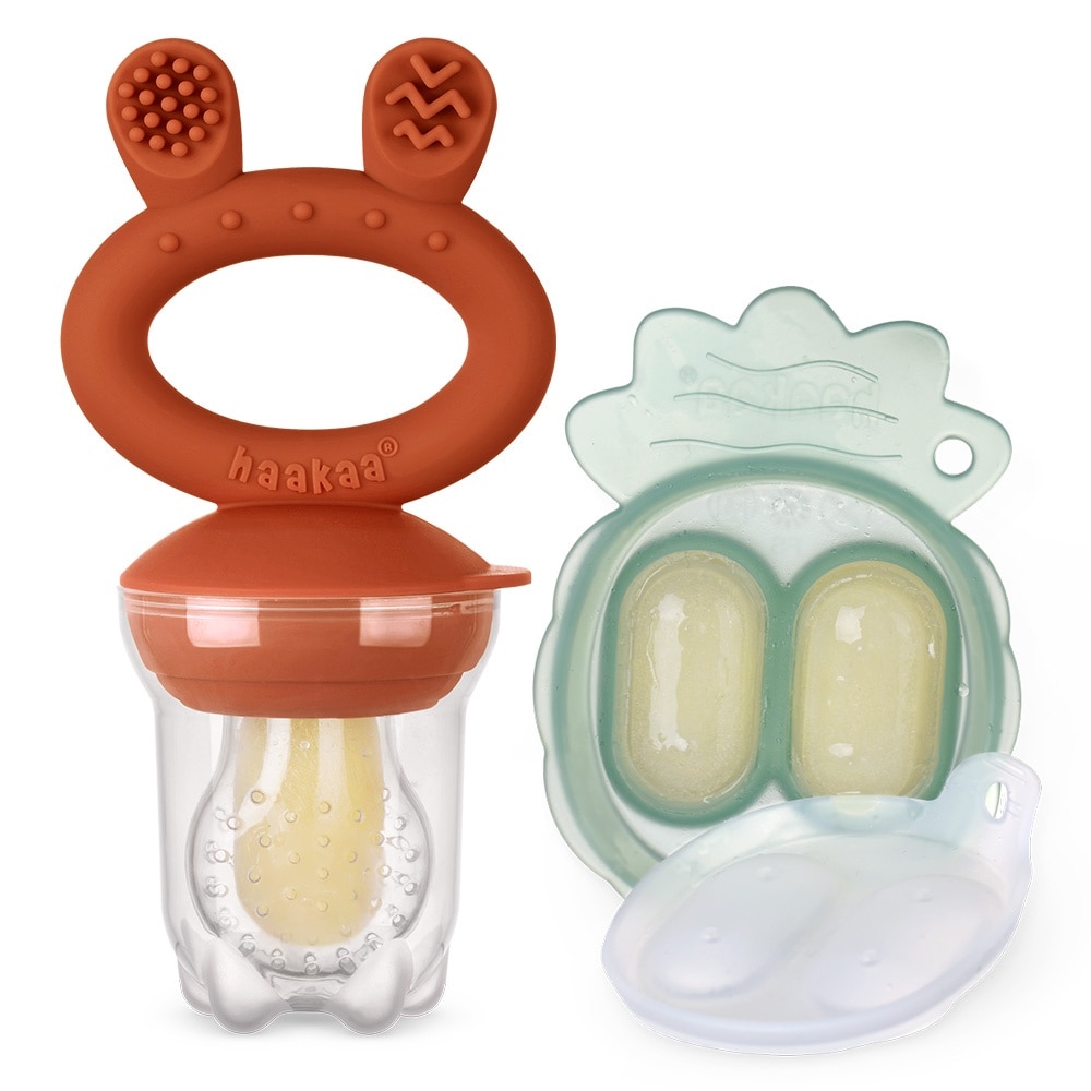 Fresh Food Feeder Teether - Freeze-N-Feed Mini Combo - Copper