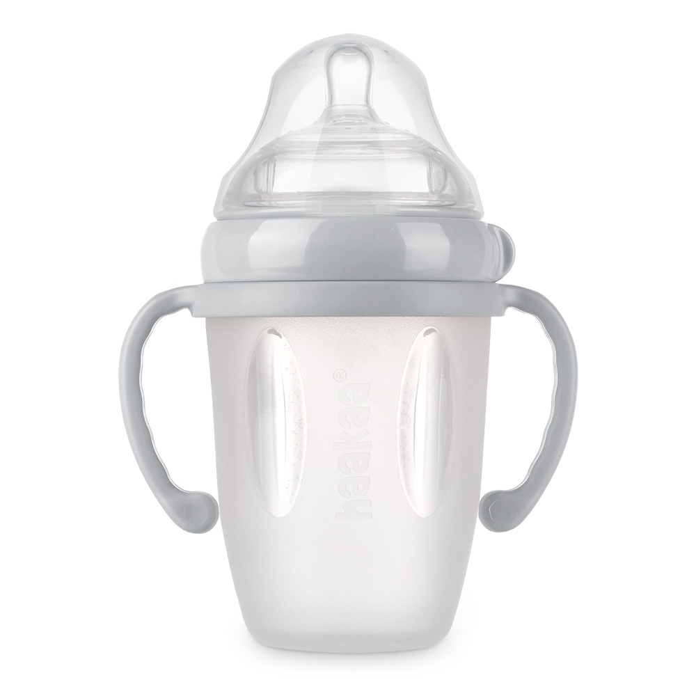 Haakaa GEN 3 Silicone Baby Bottle 250ML - Grey