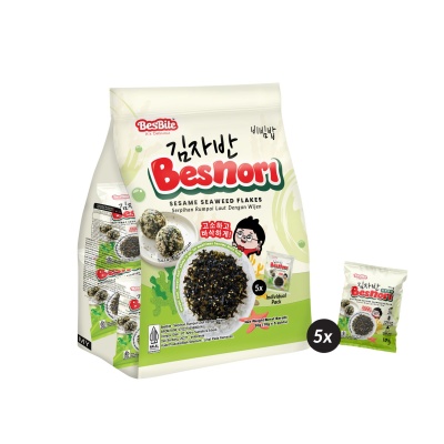 BESBITE - BIBIMBAP SESAME SEAWEED FLAKES SNACK 50G image