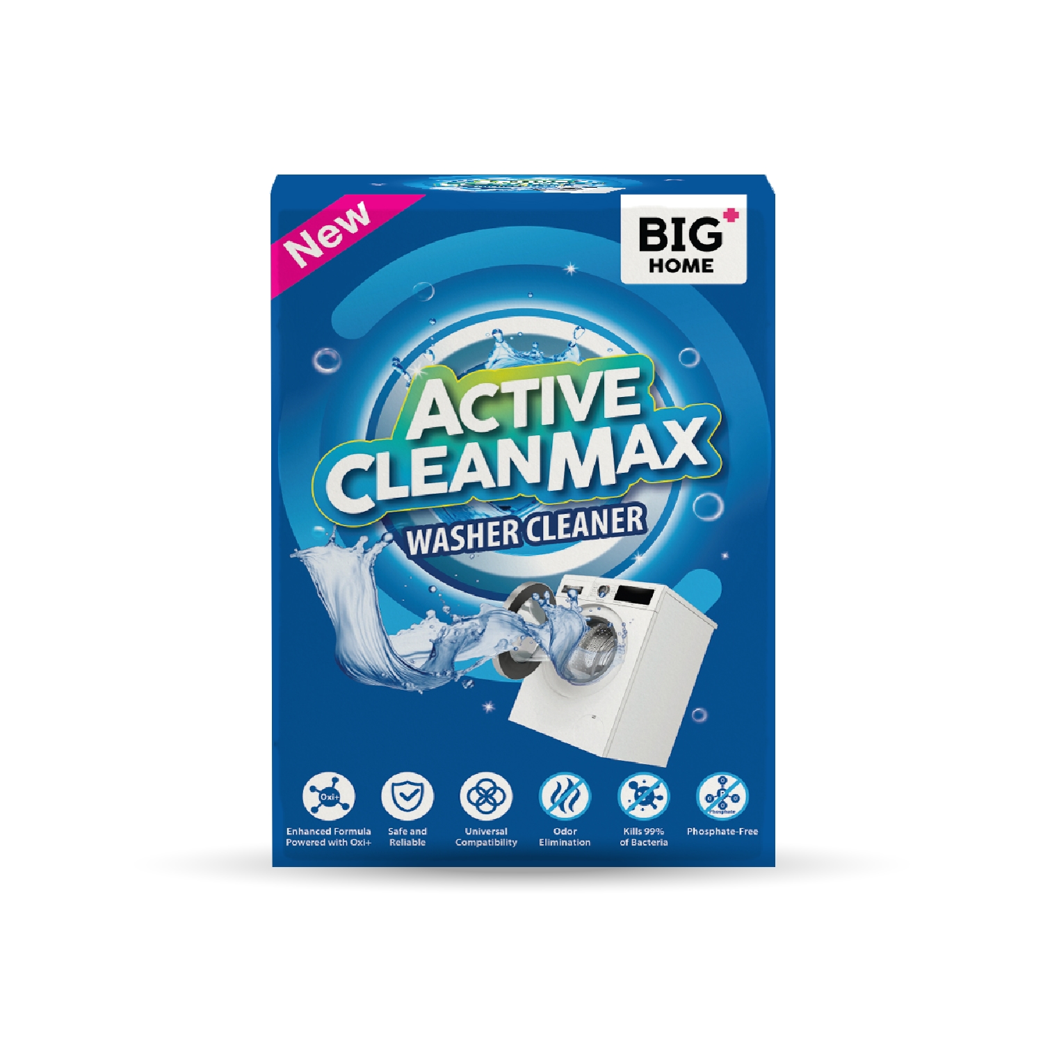Active CleanMax Washer Cleaner (3x125g) Powered by Active Oxygen Technology