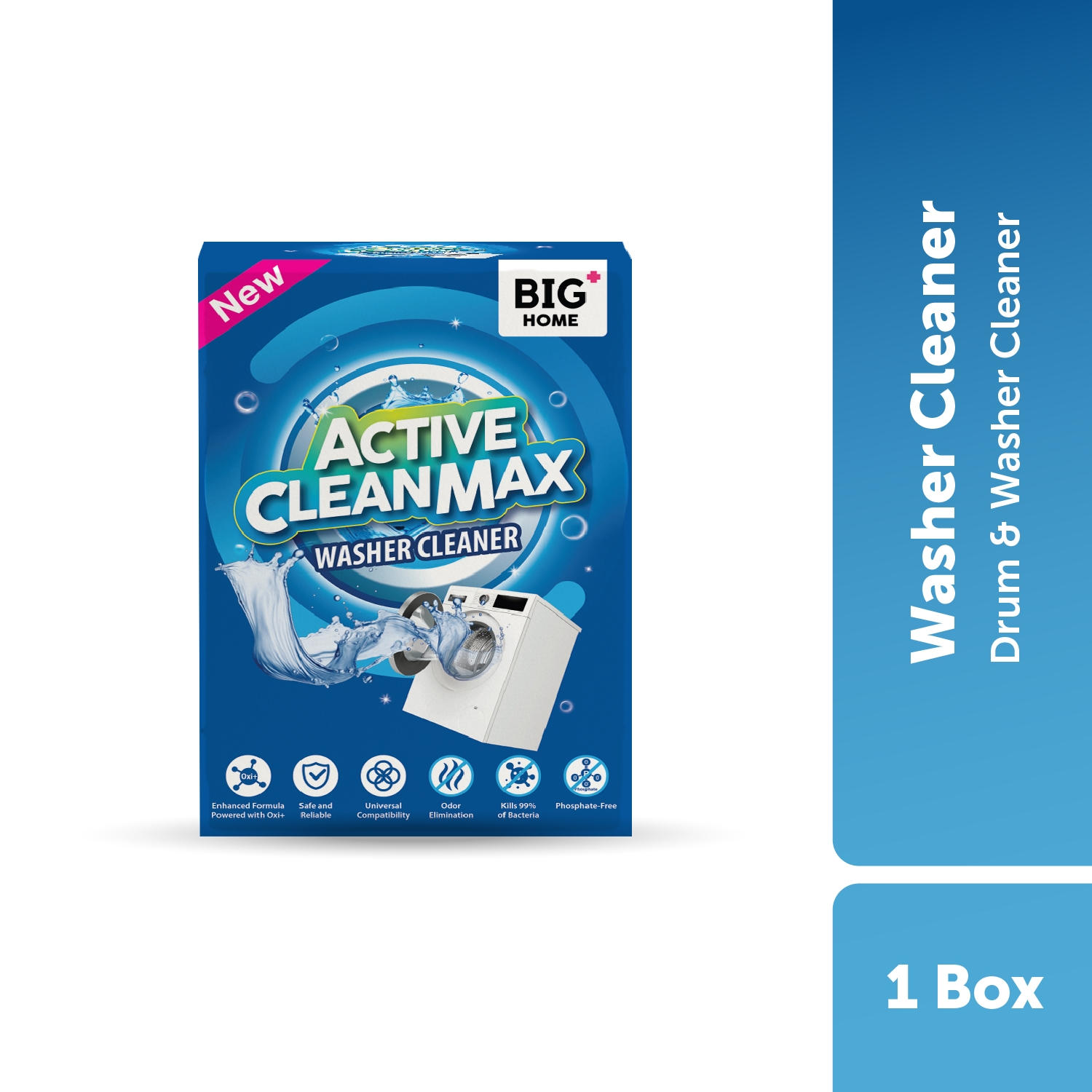 Active CleanMax Washer Cleaner (3x125g) Powered by Active Oxygen Technology