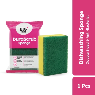 BIG+ - DuraScrub Dishwashing Sponge with Anti-Bacterial Protection