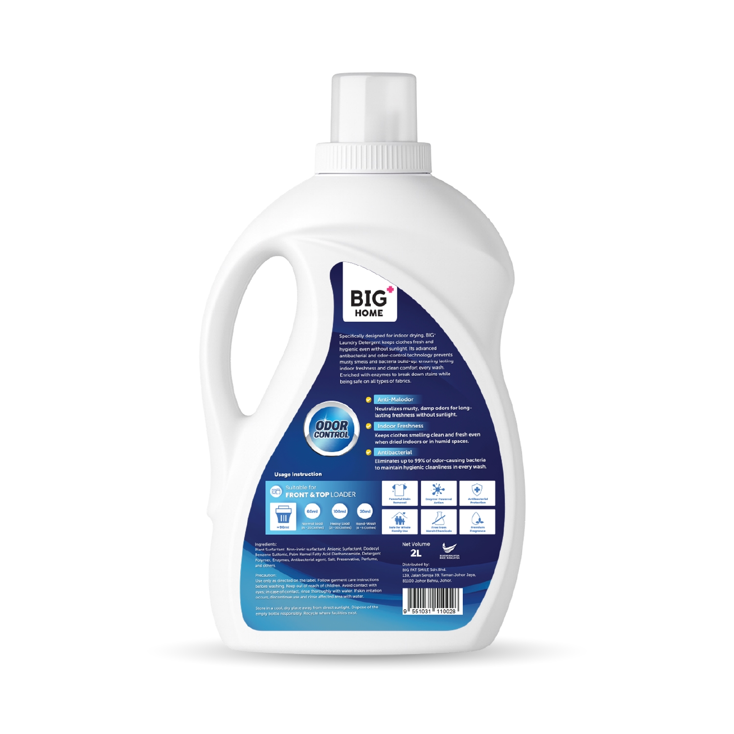 Indoor Drying Laundry Detergent (2L) - English Pear
