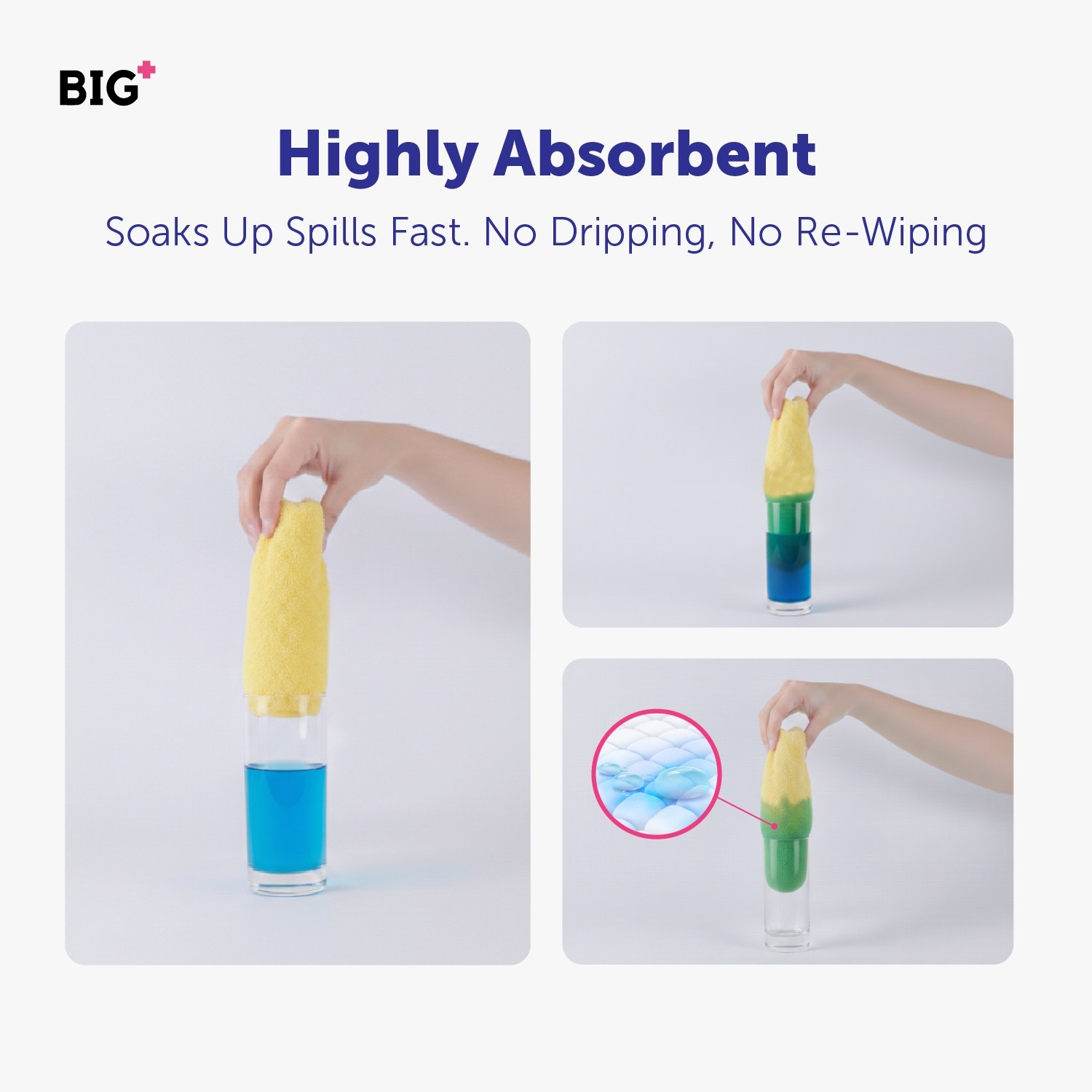 5-in-1 Microfiber Cleaning Cloth Set with Hanging Design
