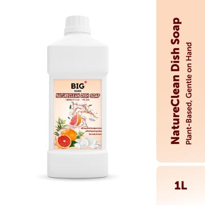 BIG+ - NatureClean Dish Soap (1000ml) with Plant-Derived Formula