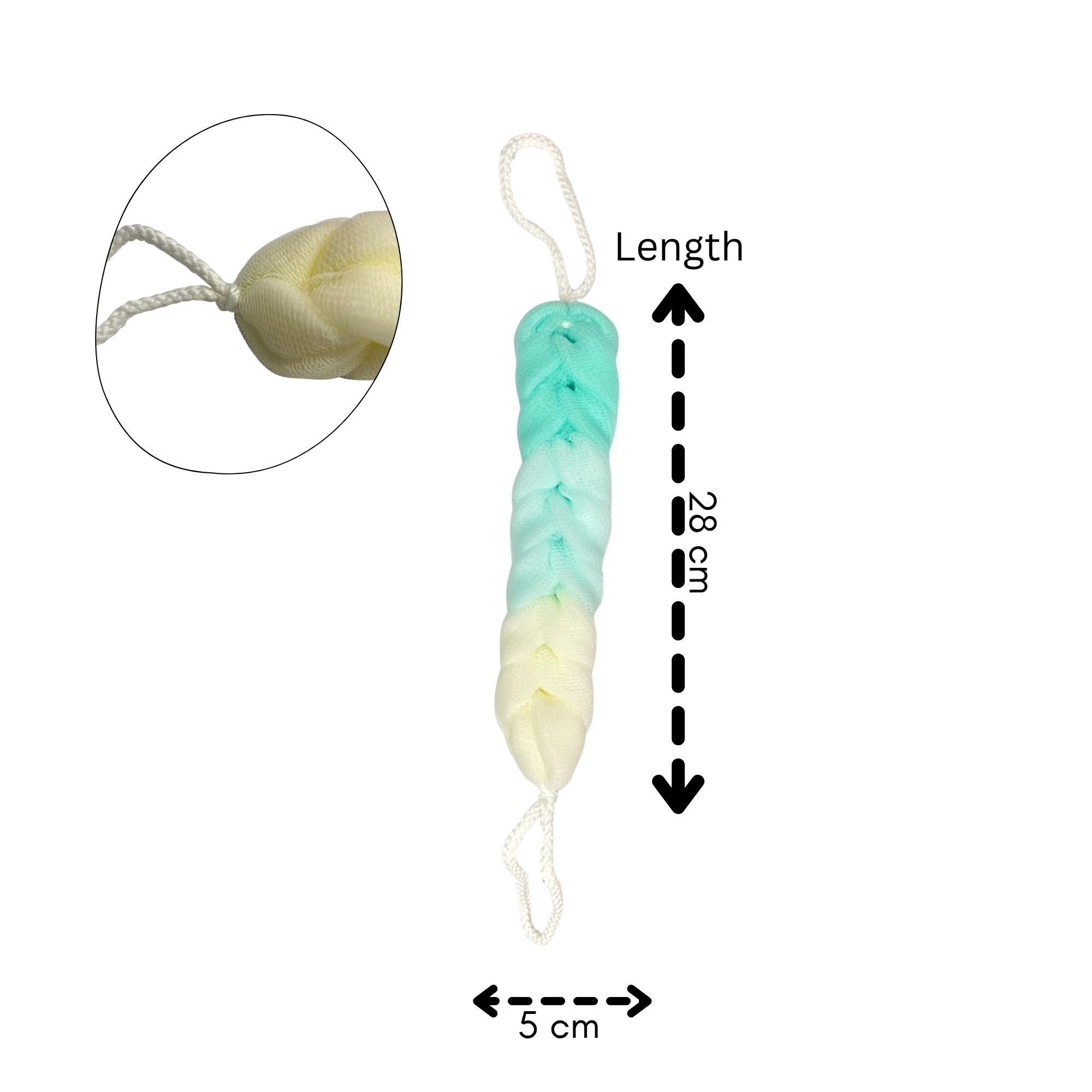 BH-0020 BRAIDED BATH MESH SPONGE