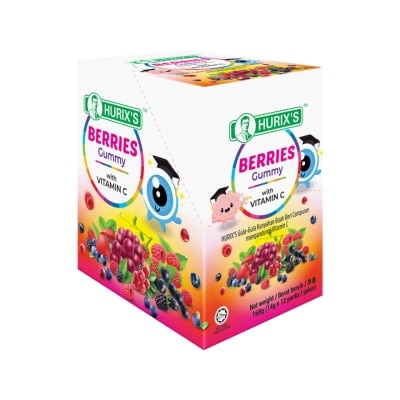 HURIX'S - HURIX'S BERRIES GUMMY (WITH VITAMIN C) 7‘s x 12