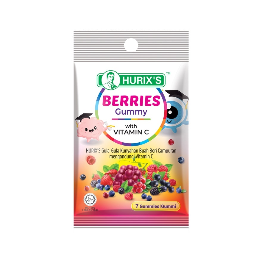 HURIX'S BERRIES GUMMY (WITH VITAMIN C) 7‘s x 12