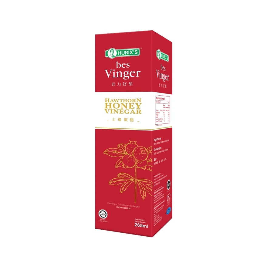 HURIX'S HAWTHORN HONEY VINEGAR 265ML