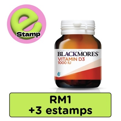 BLACKMORES E-Stamp Vitamin D3 1000 IU 30s