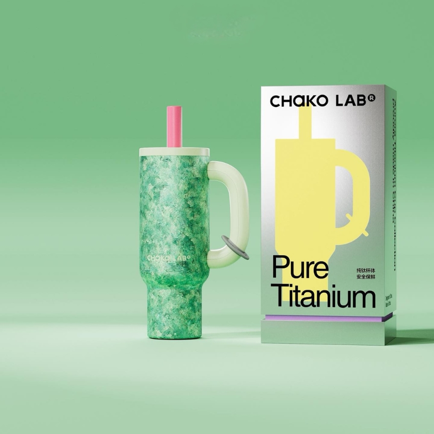 Chako Lab BaWang Cup (Titanium Frosty Edition) - Bamboo Green