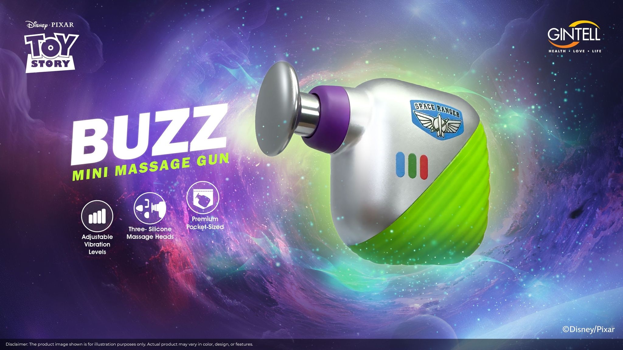 GINTELL BUZZ MINI MASSAGE GUN image