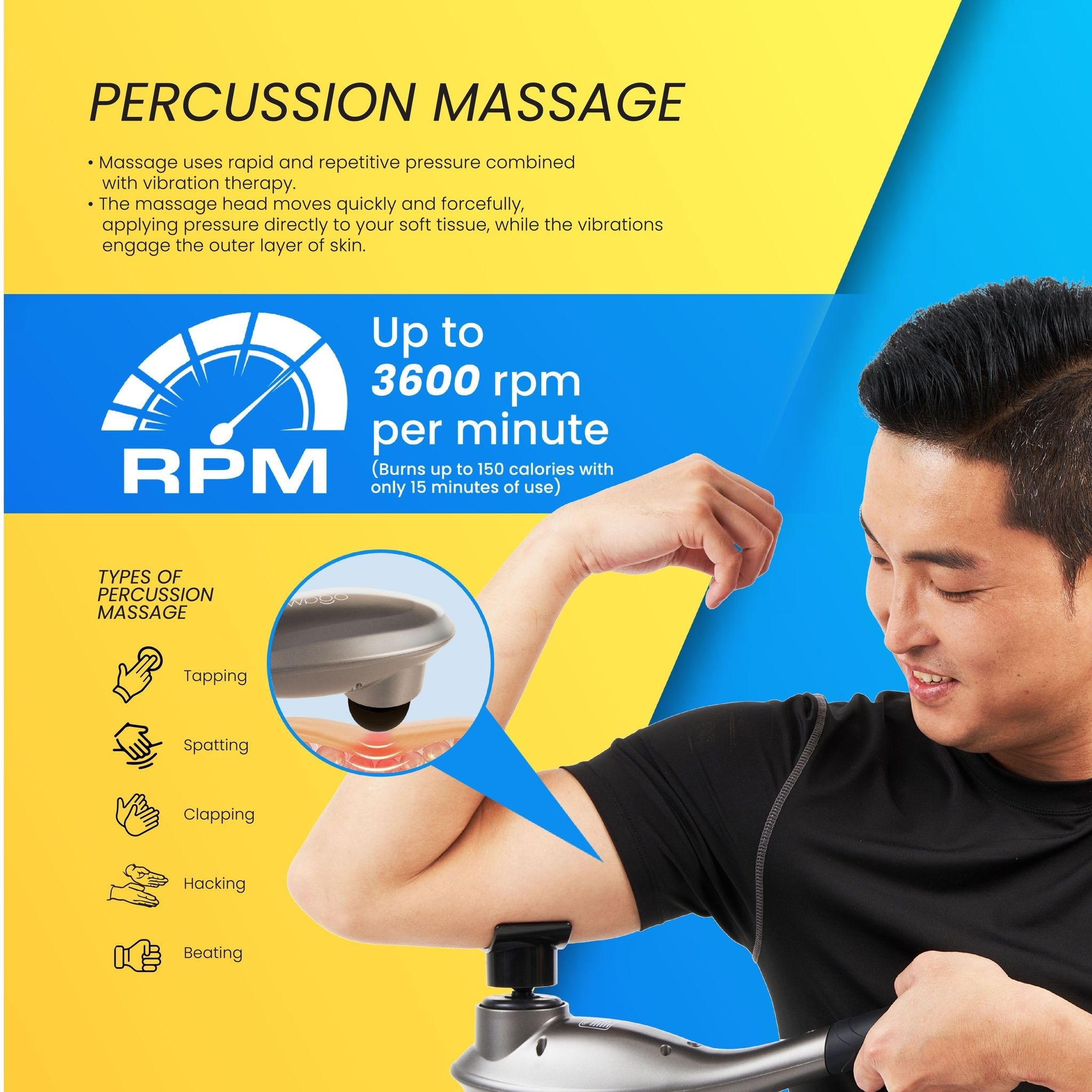 Ogawa by Ogawa Buzzy Percussion Handheld Massager