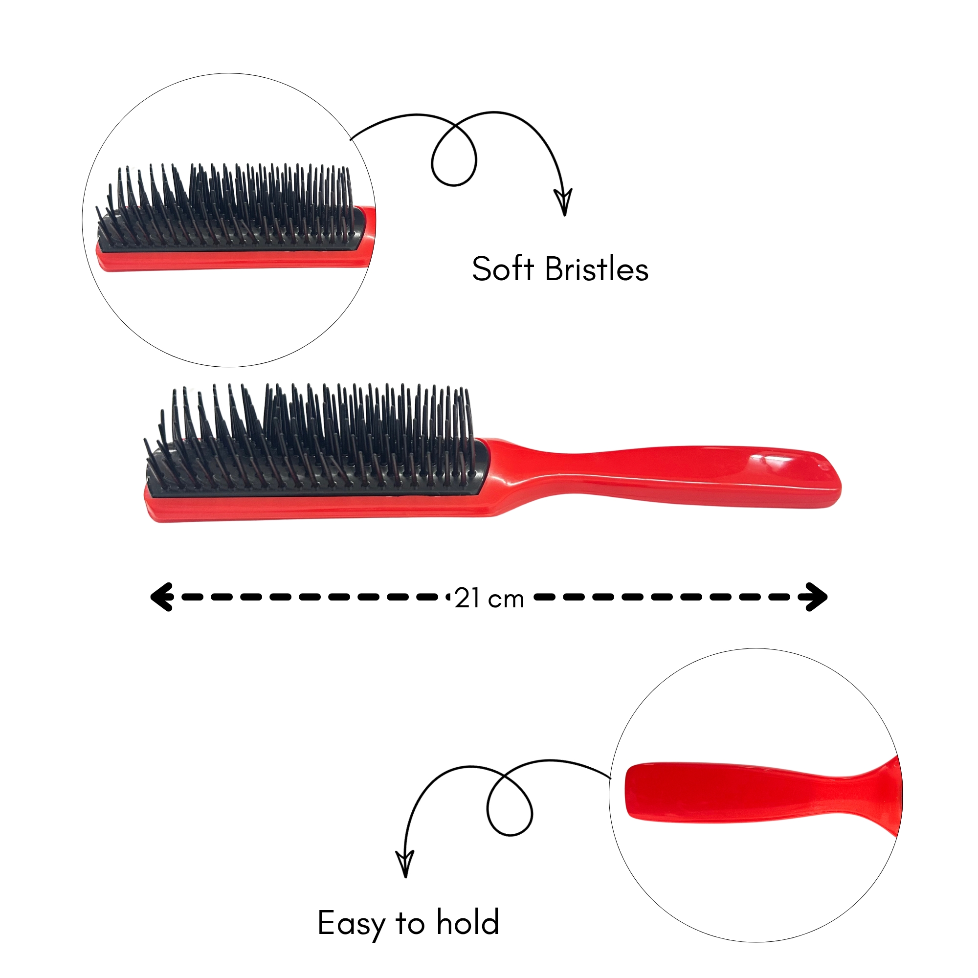 CB 0030 DAILY CARE HAIR BRUSH 215x35MM image