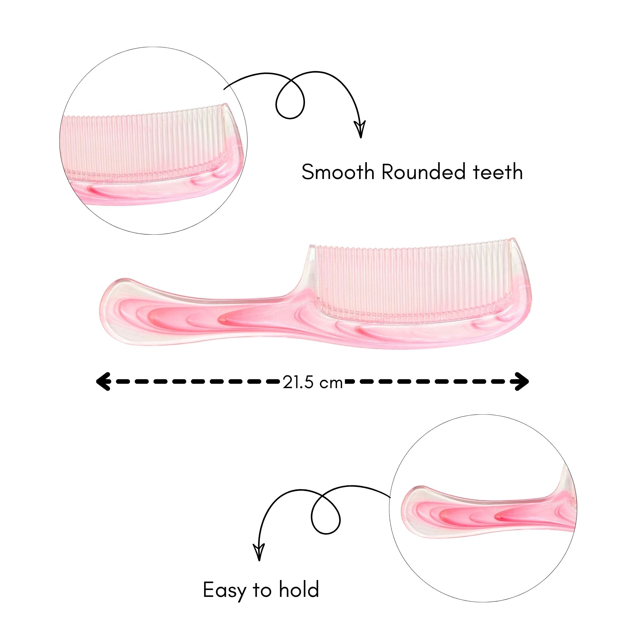CB-0378 NO1 CLEAR COLOR HAIR COMB image