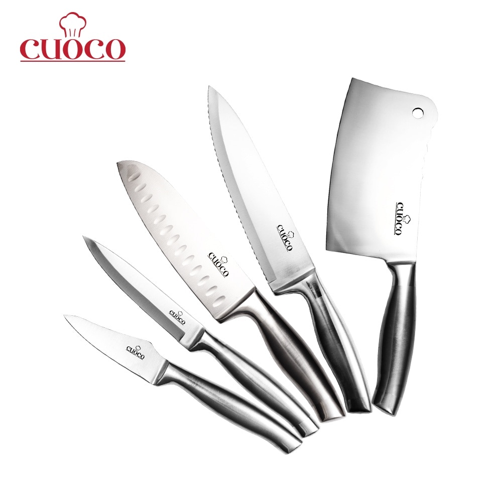 Cuoco Grade 420 Stainless Steel Knife Set CKS003