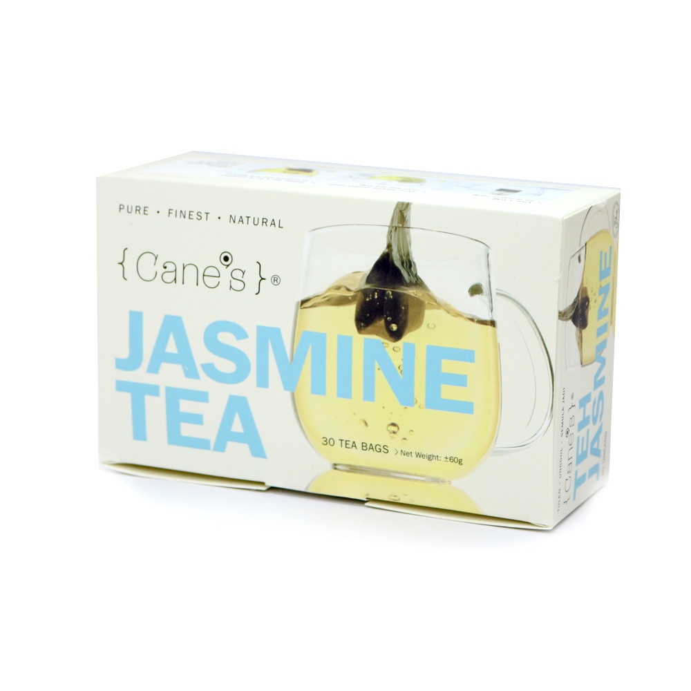 Purple Cane 4 X Cane’s Jasmine Tea (30 Teabags) Free Yellow XL Vacuum Mug