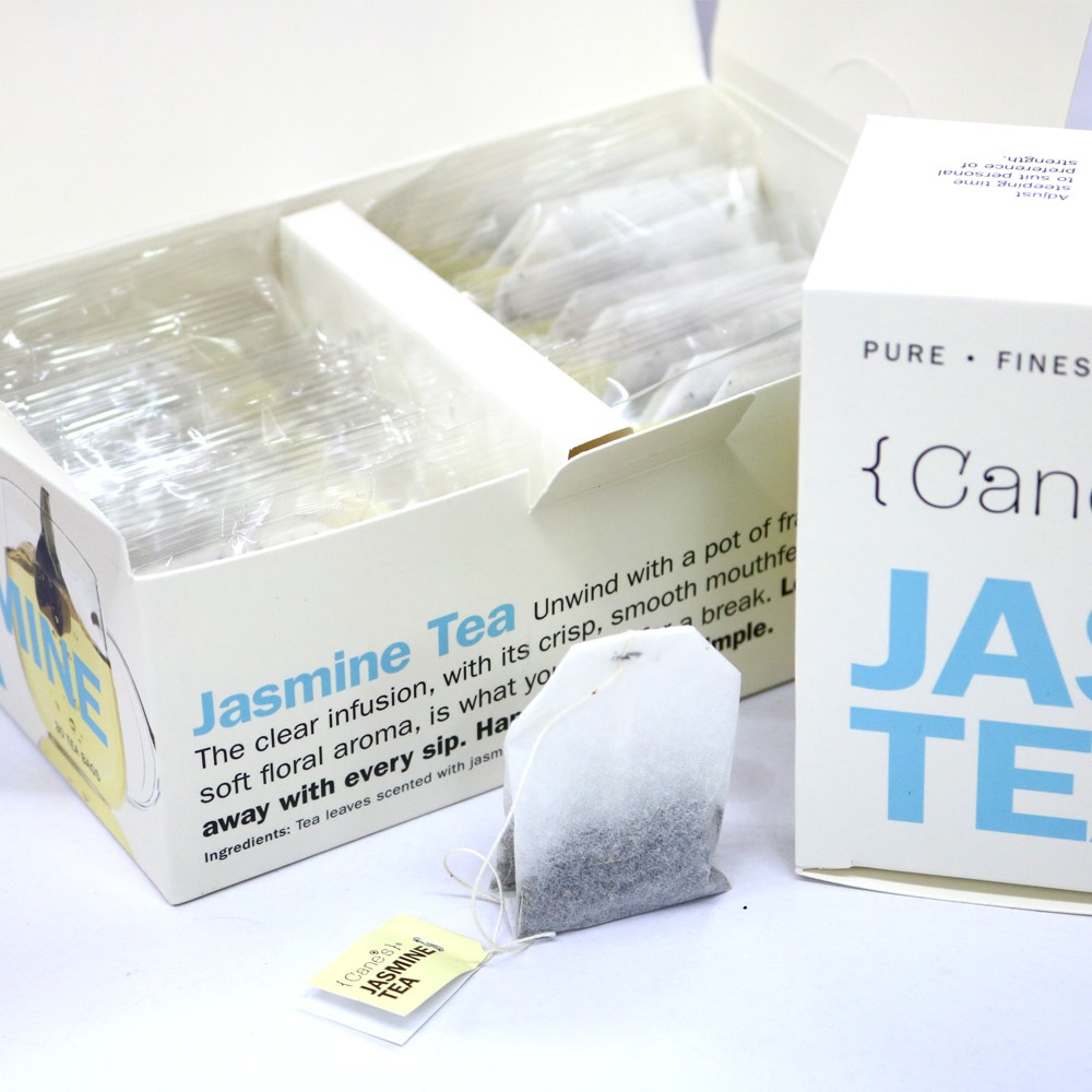 Purple Cane 4 X Cane’s Jasmine Tea (30 Teabags) Free Yellow XL Vacuum Mug