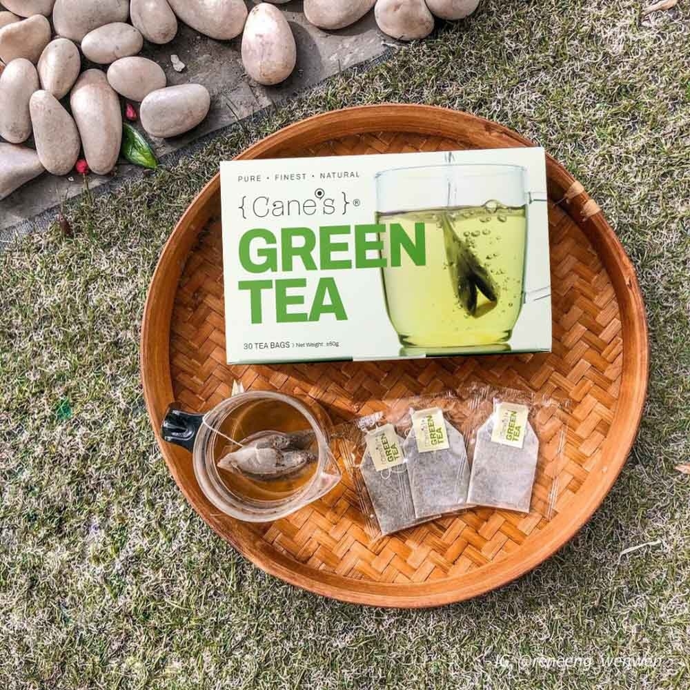 Purple Cane 4 X Cane’s Green (30 Teabags) Free Yellow XL Vacuum Mug