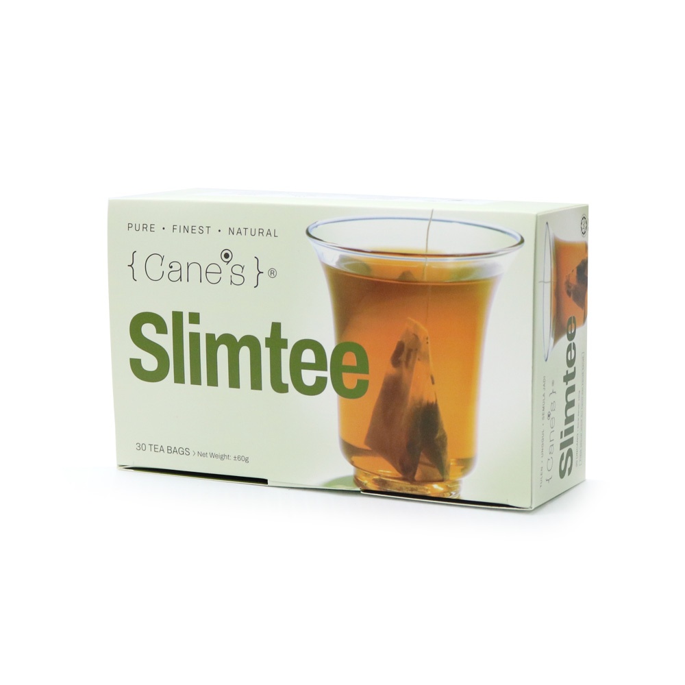 Purple Cane 3 X Cane’s Slimtee (30 Teabags) Free Yellow XL Vacuum Mug
