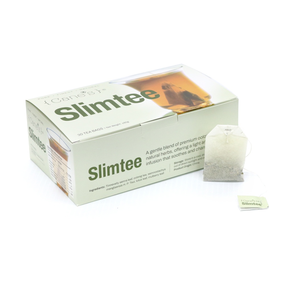 Purple Cane 3 X Cane’s Slimtee (30 Teabags) Free Yellow XL Vacuum Mug