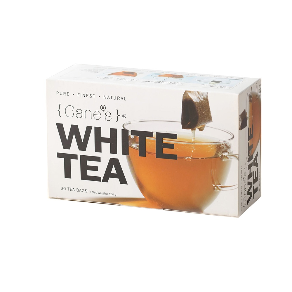 Purple Cane 4 X Cane’s White Tea (30 Teabags) Free Yellow XL Vacuum Mug