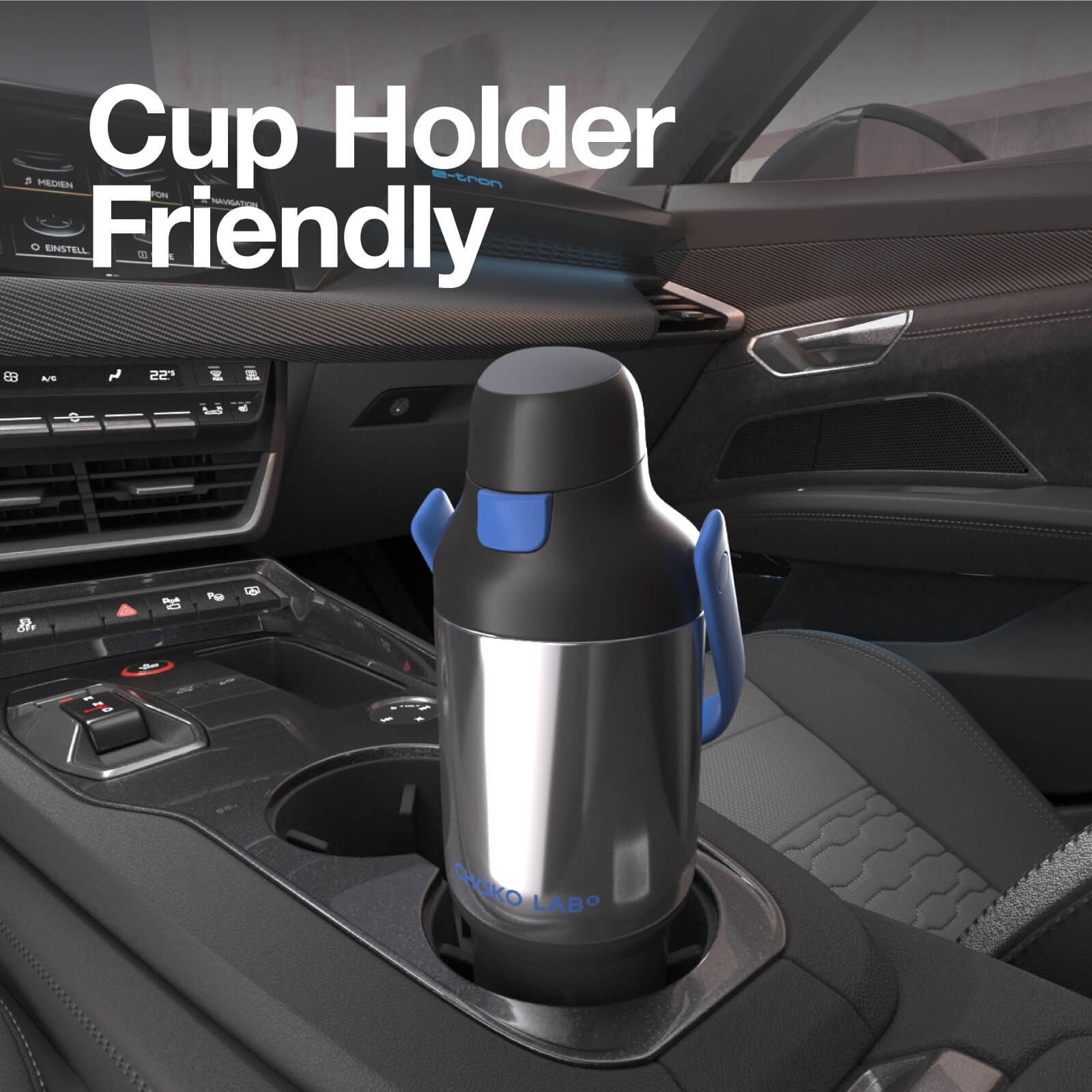Chako Lab CarryGo Tumbler (SUS316) Silver Black image