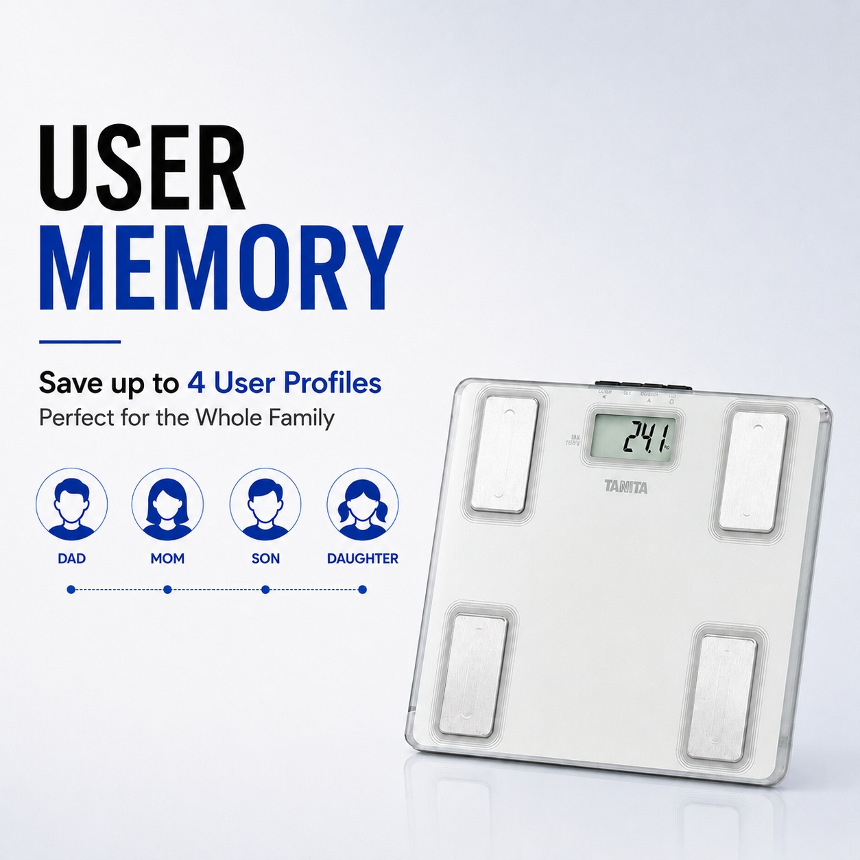 Tanita UM 040 Tempered Glass Body Fat Monitor image