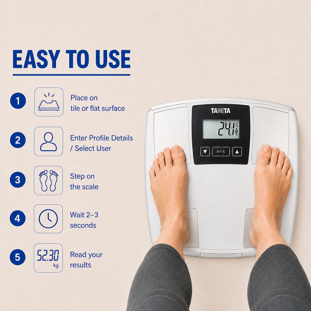 Tanita UM 070 Plastic Body Fat Monitor image