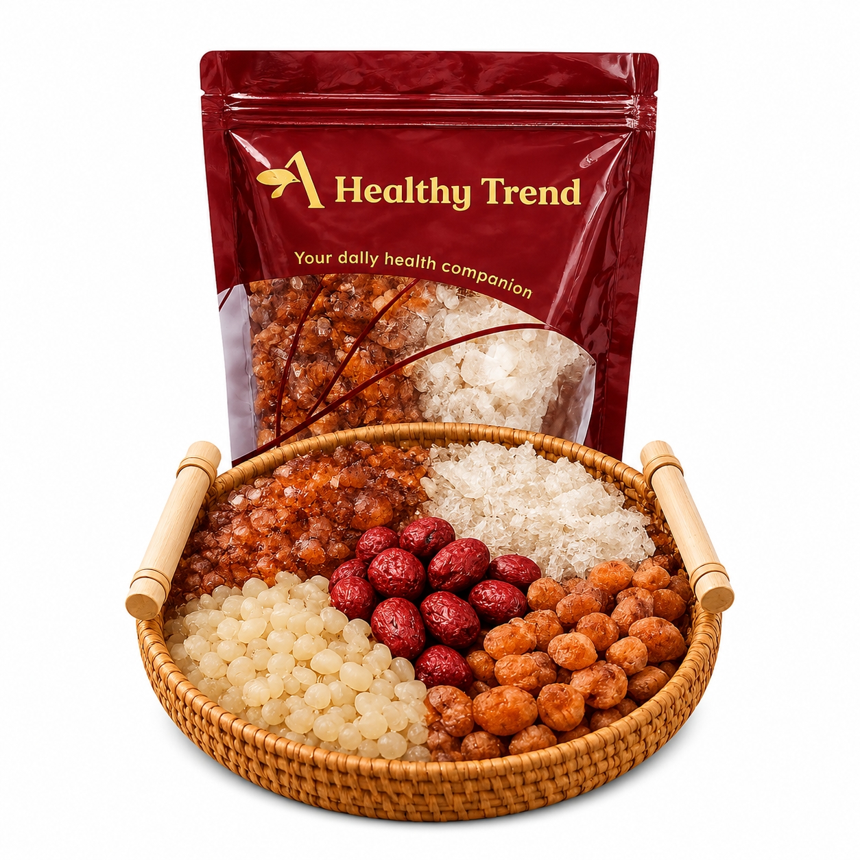 Peach Gum Snow Bird Nest Red Date Longan Dessert Pack （110g)
