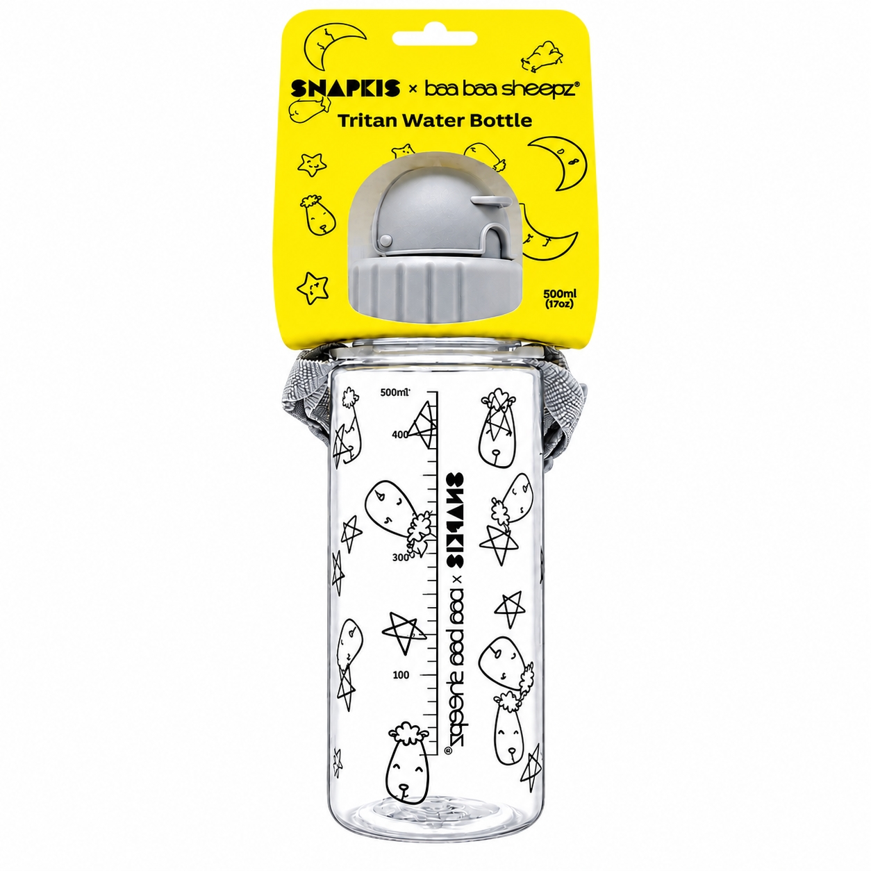 Snapkis X Baa Baa Sheepz Kids Tritan Water Bottle All Over image