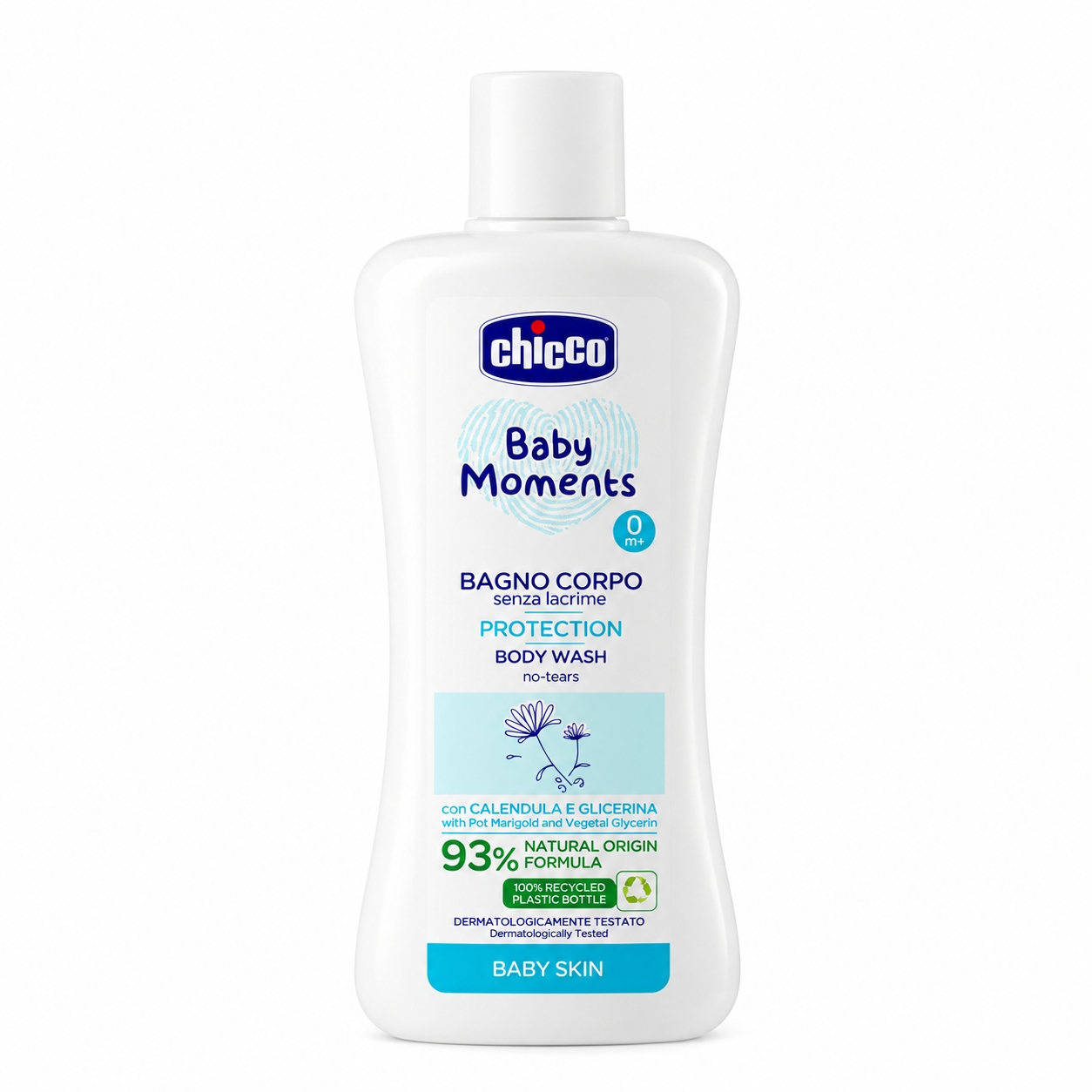 Chicco Baby Moments No Tears Body Wash Protection 200ml image