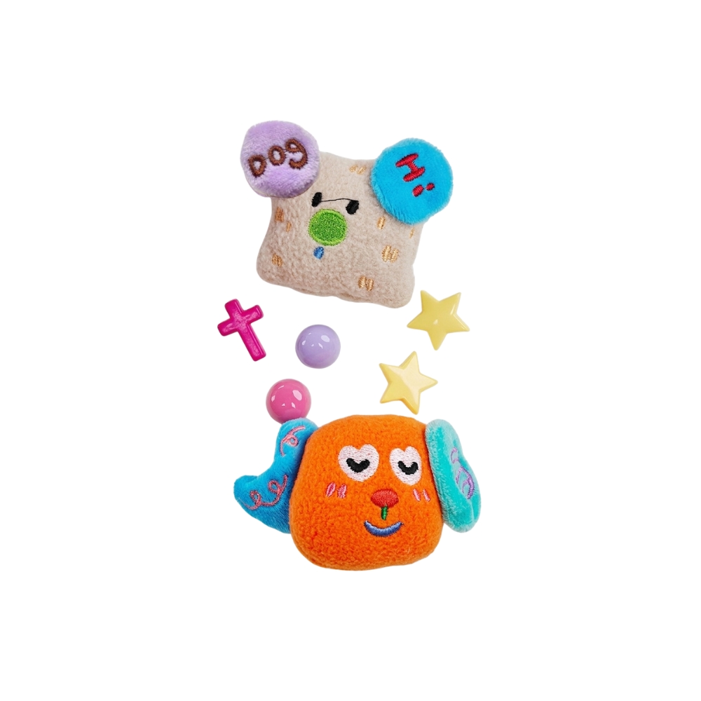 FUNGOOFUN Buttons Series - Colorful Puppy