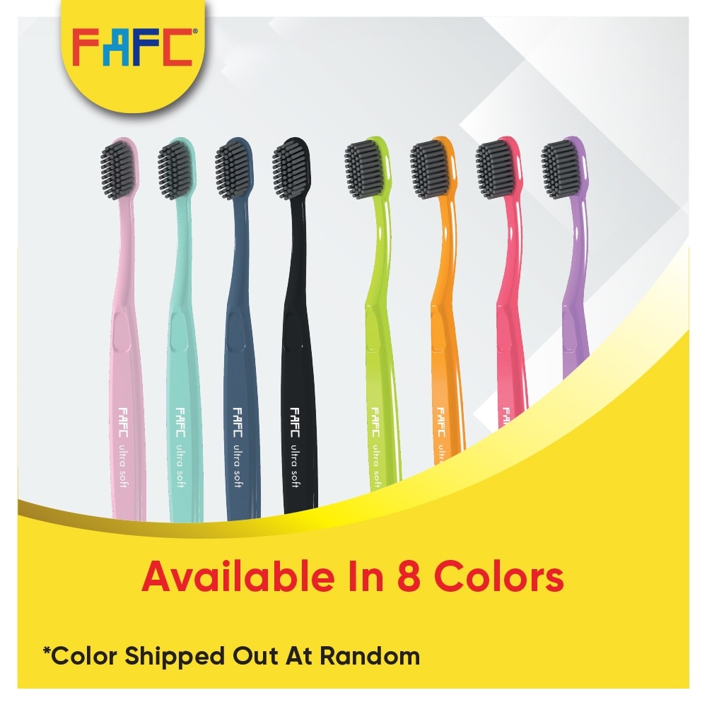 FAFC Compact Charcoal Adult Toothbrush [Buy 2 Free 1]
