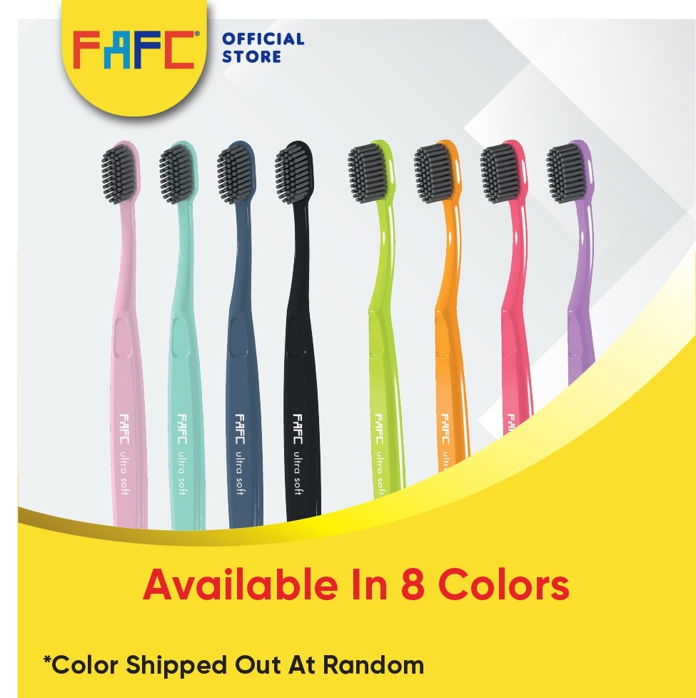 FAFC Compact Charcoal Adult Toothbrush [Buy 3 Free 2]