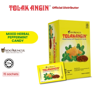 TOLAK ANGIN - Tolak Angin Peppermint Candy - 15 sachets per box