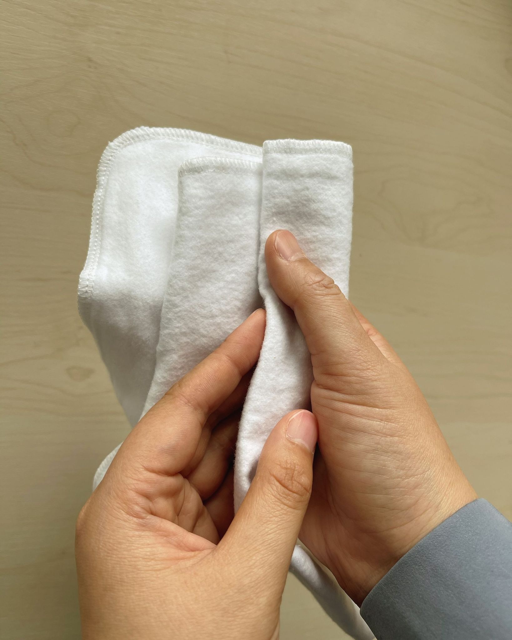 Haakaa Cotton Cloth Wipes - L ( 30CM X 25CM ) 16PCS