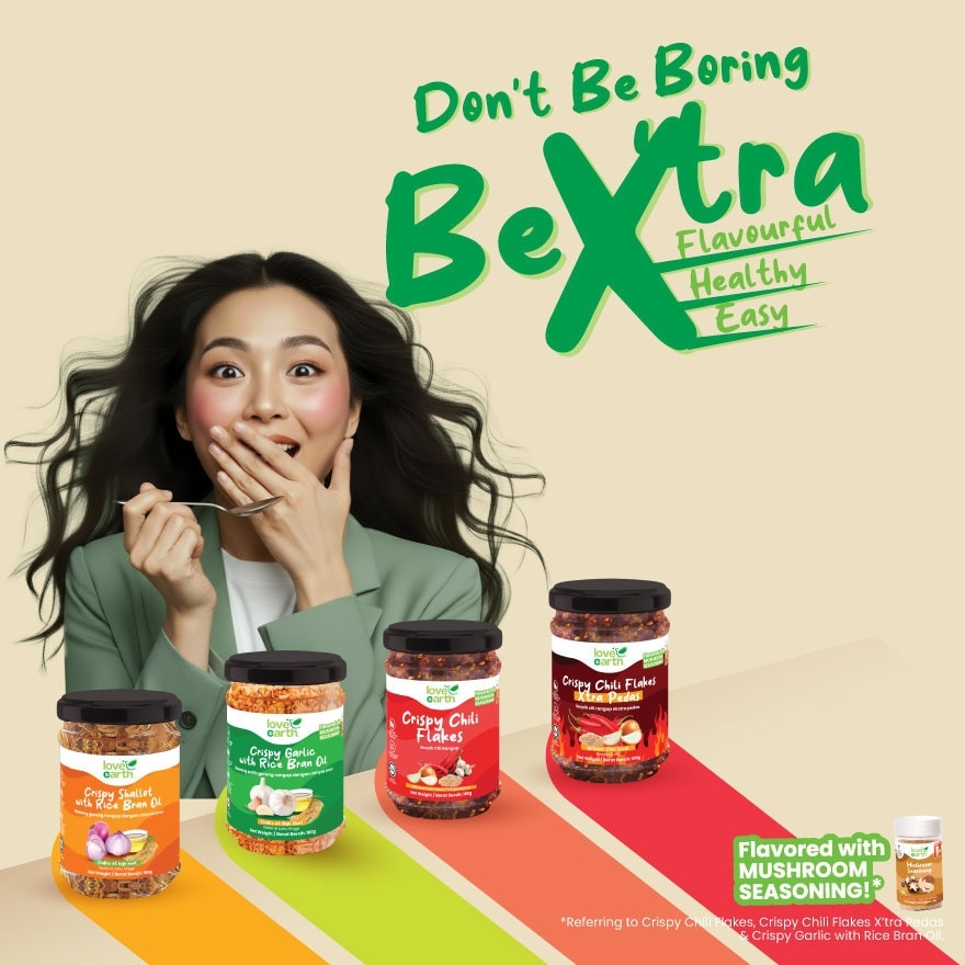 Crispy Chili Flakes Xtra Pedas 180g