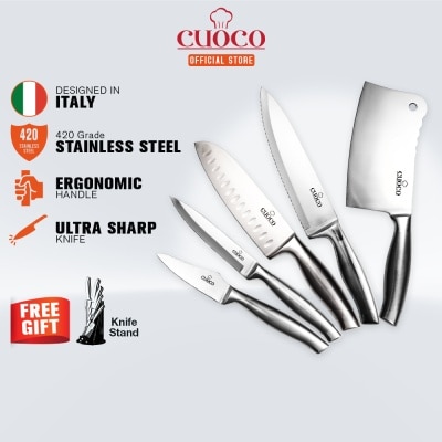 CUOCO Cuoco Grade 420 Stainless Steel Knife Set CKS003